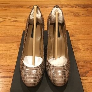 Exotic Pumps (Espresso melange color, size 7)